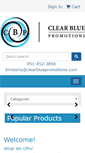 Mobile Screenshot of clearbluepromotions.com